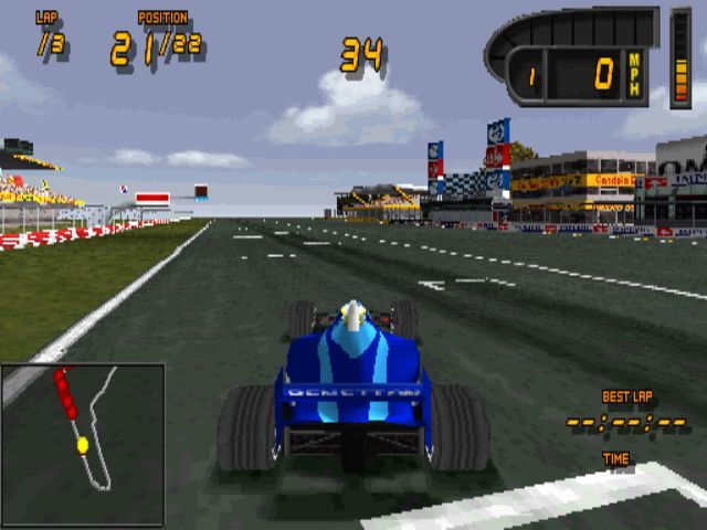 Formula 1 97 screenshot 3 for Playstation